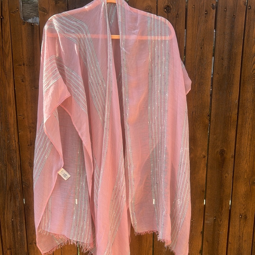 Soft Pink Shawl